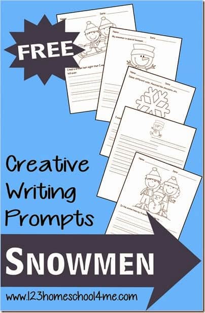 Winter snowman creative writing prompts