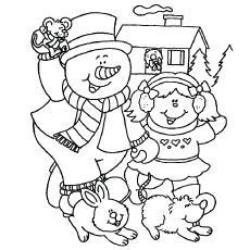 Top free printable snowman coloring pages online