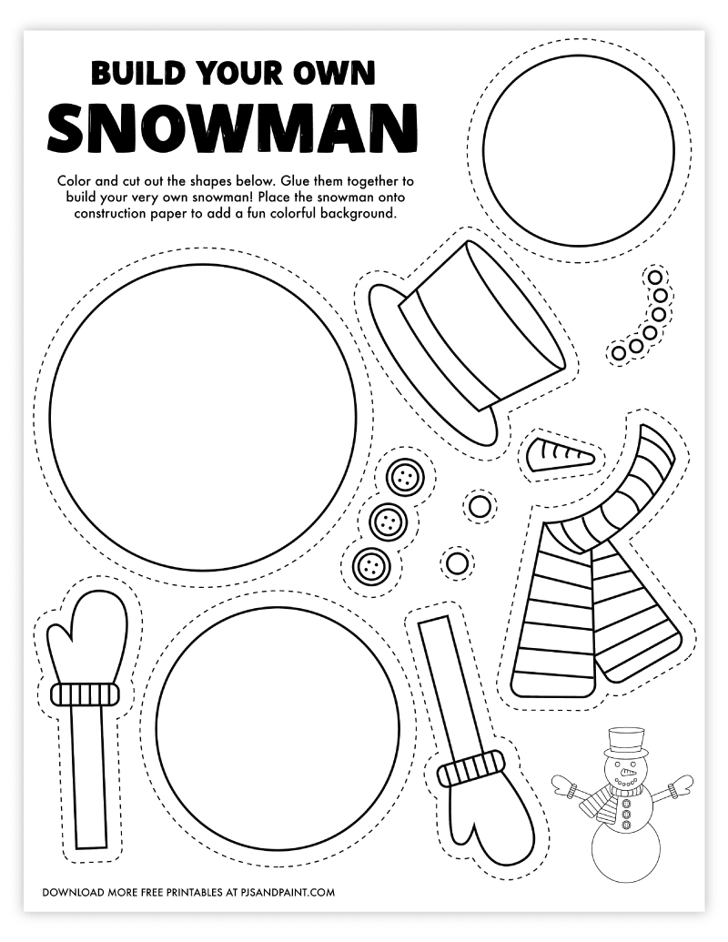 Build your own snowman