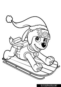 Paw patrol coloring pages