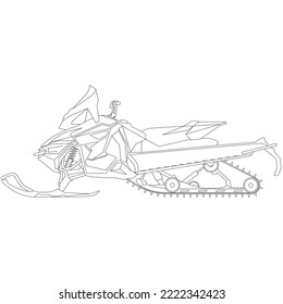 Snowmobile drawing images stock photos d objects vectors