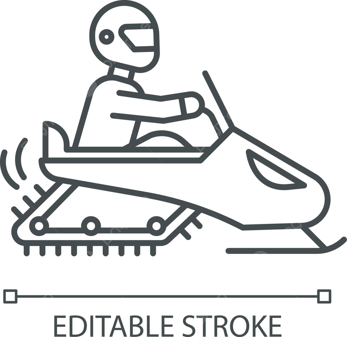 Iconic snowmobiling adventurevector drawing extreme ice covered vector extreme ice covered png and vector with transparent background for free download