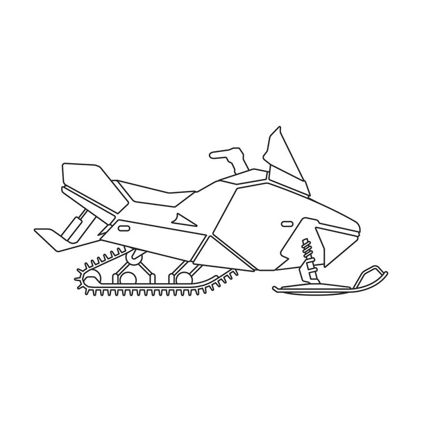 Snowmobile vehicle free stock vectors