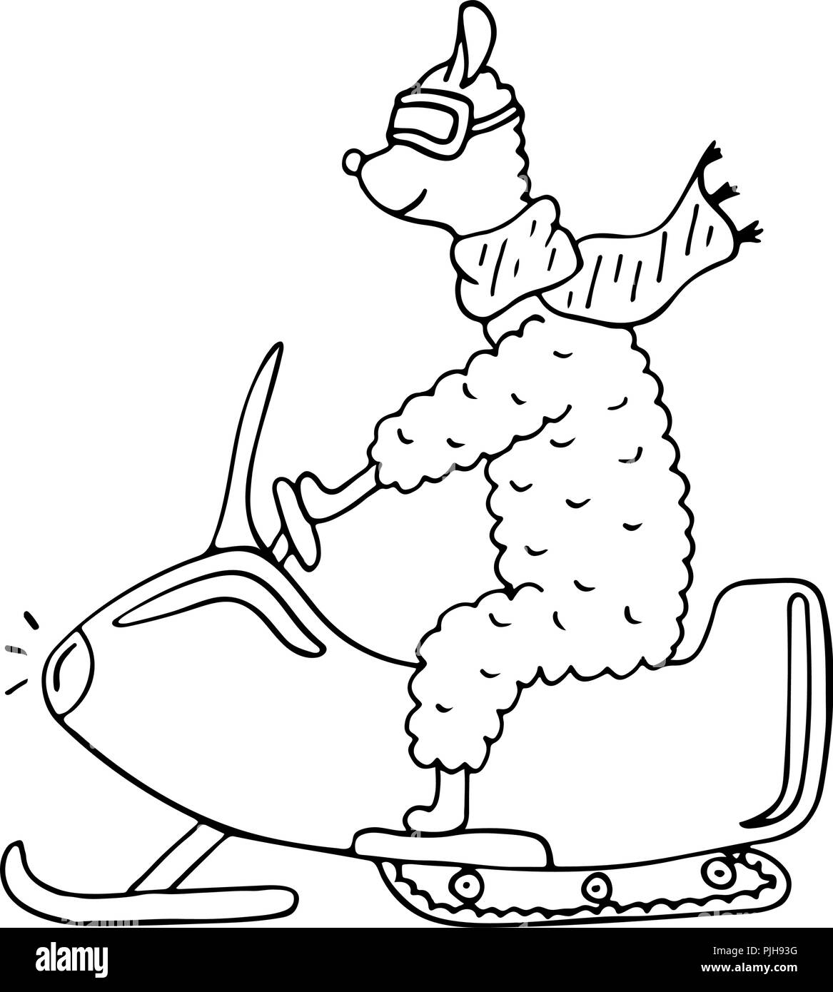 Snowmobile black and white stock photos images