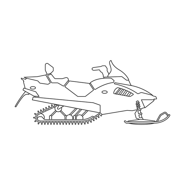 Snowmobile vehicle free stock vectors