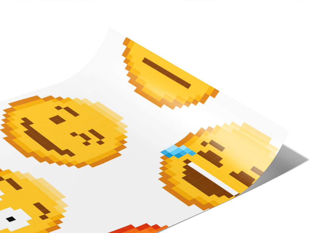 Rwrapsâ phone rip emoji vinyl wrap emoji print car wrap film
