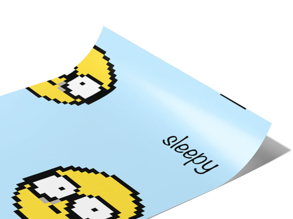 Rwrapsâ so sleepy emoji vinyl wrap emoji print car wrap film