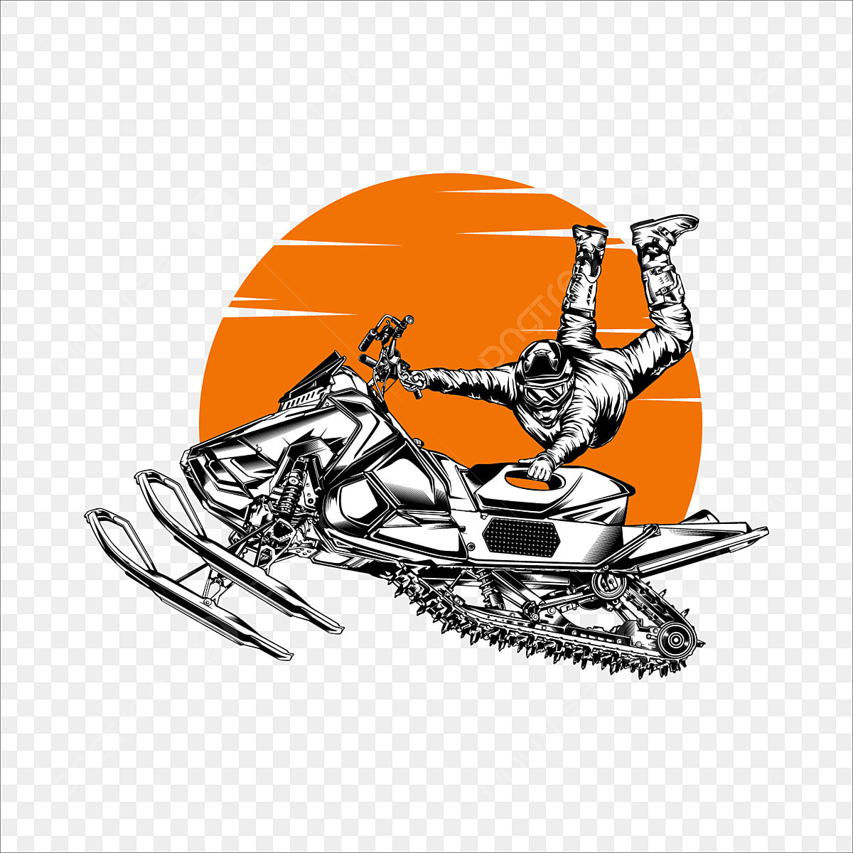 Snowmobile png transparent images free download vector files