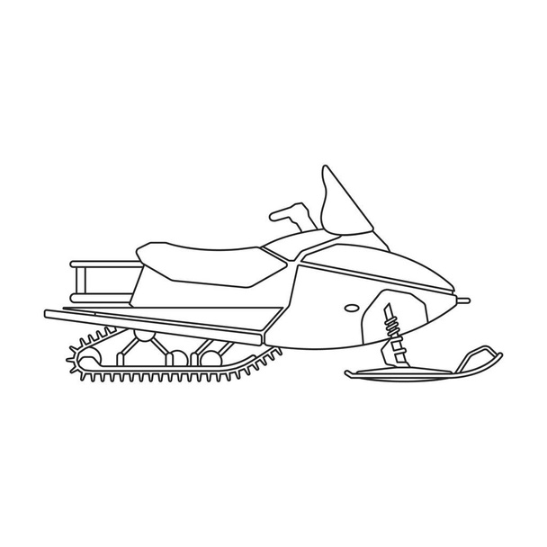 Snowmobile winter free stock vectors
