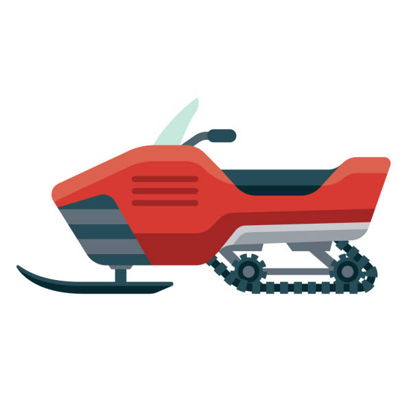 Snowmobiling stock illustrations royalty