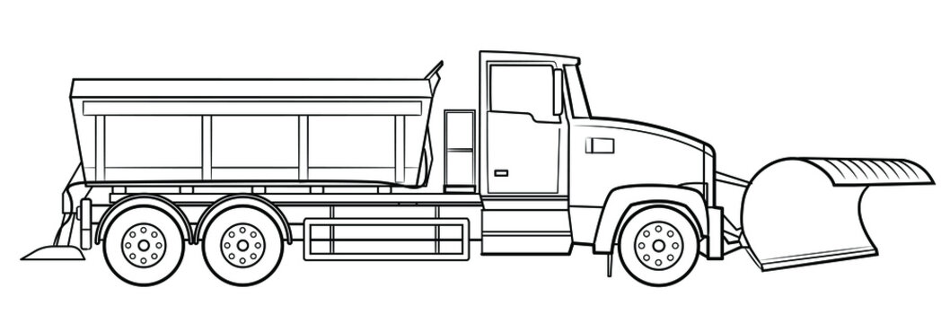 Plow truck vector images â browse photos vectors and video