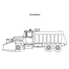 Snow plow truck to clear the road coloring pages truck coloring pages monster truck coloring pages coloring pages