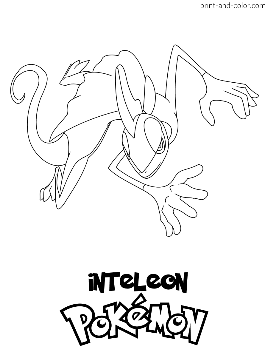 Pokemon sword and shield coloring pages print and color