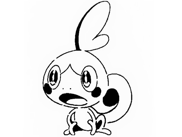 Sobble stencil by longquang