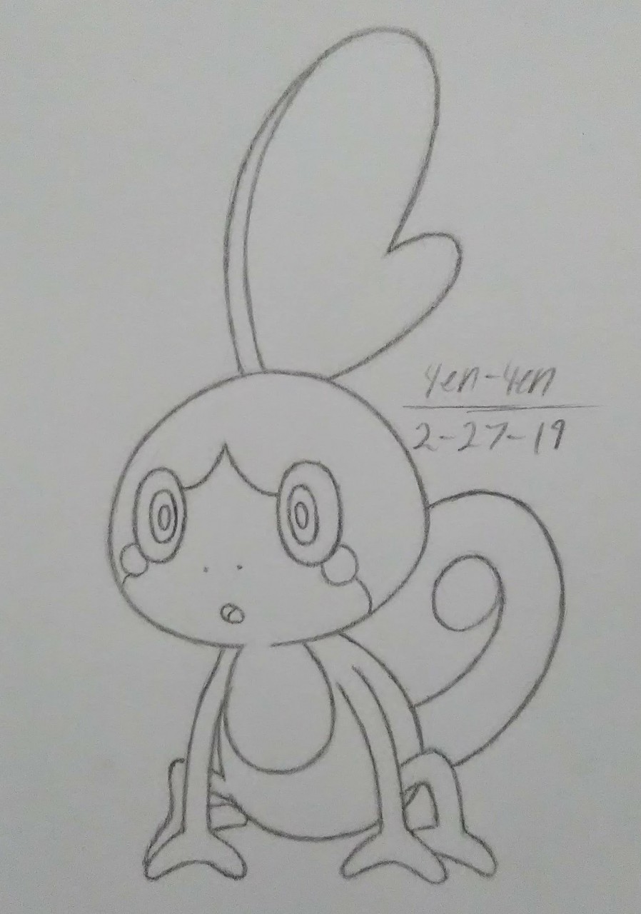 Sobble by kitsunethesomalicat