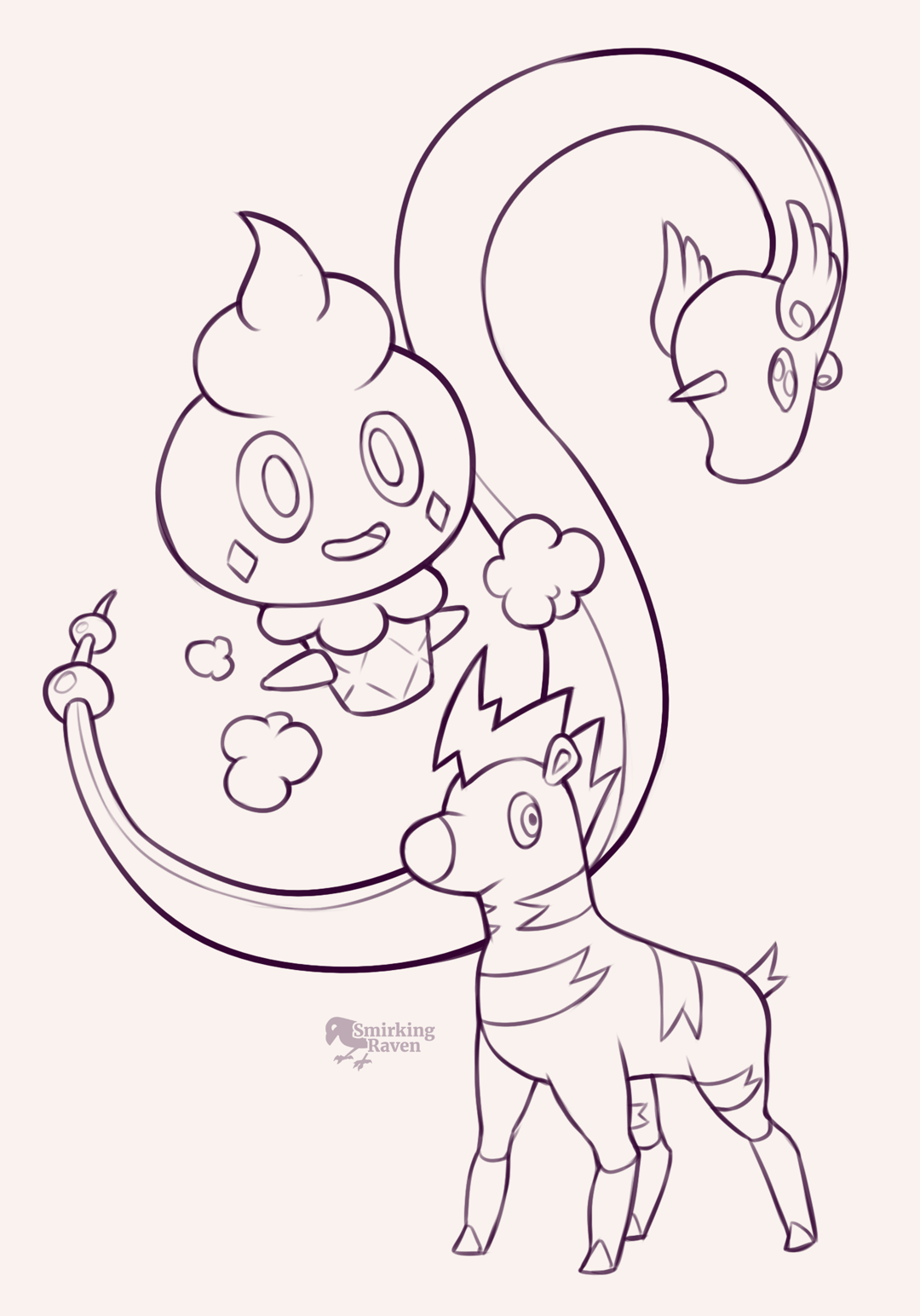 Pokãmon doodles drawing drill