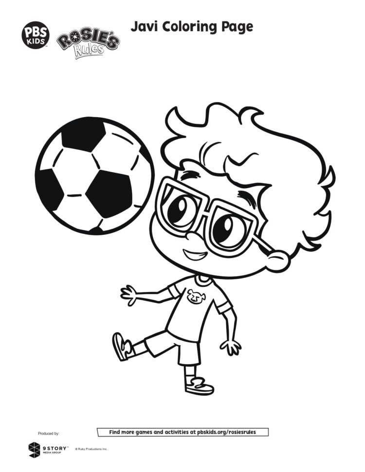 Javi coloring page kids coloring pages kids for parents