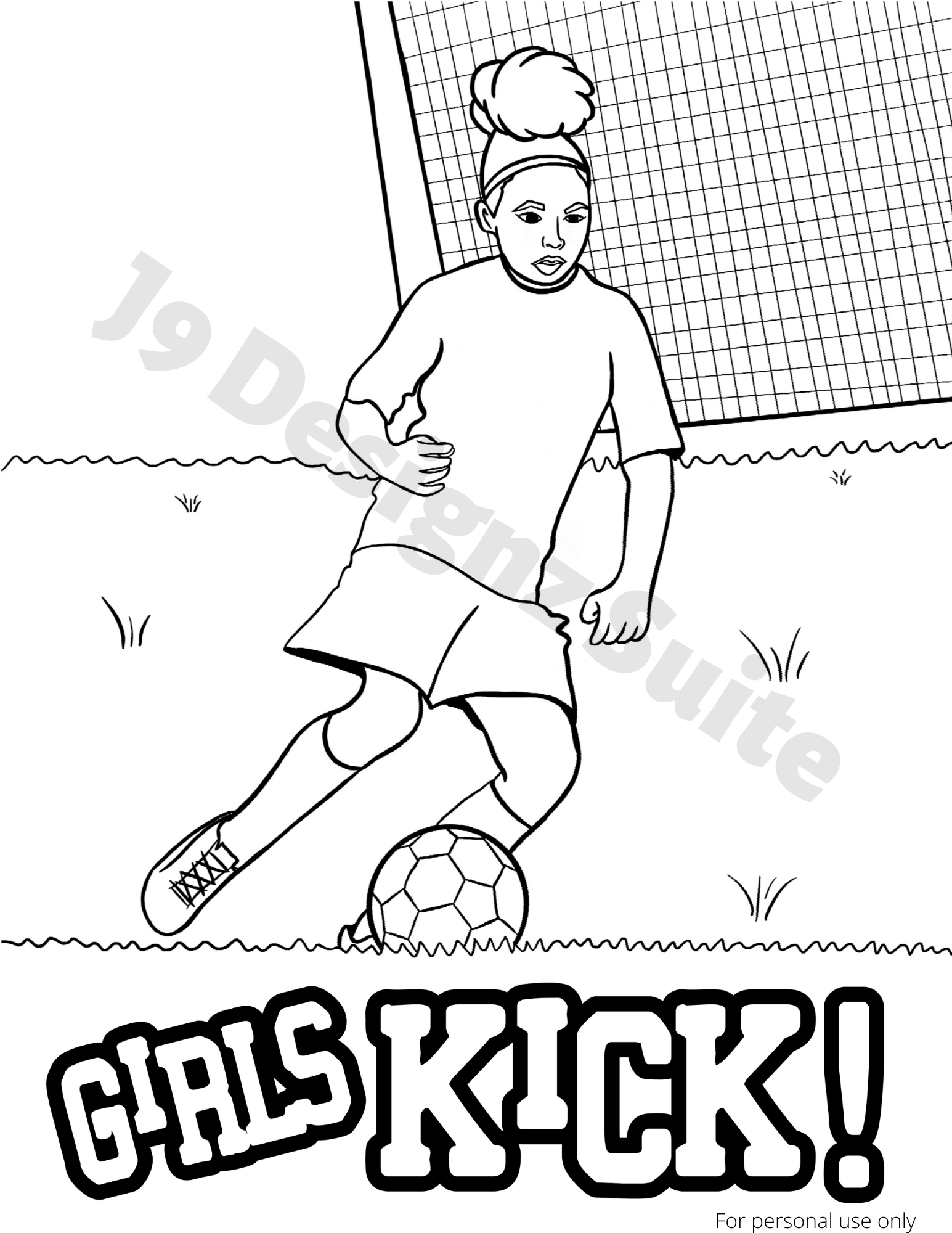 Girls can do anything coloring book