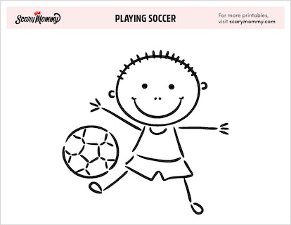 Soccer coloring pages your mini mia hamm or little cristiano ronaldo will love