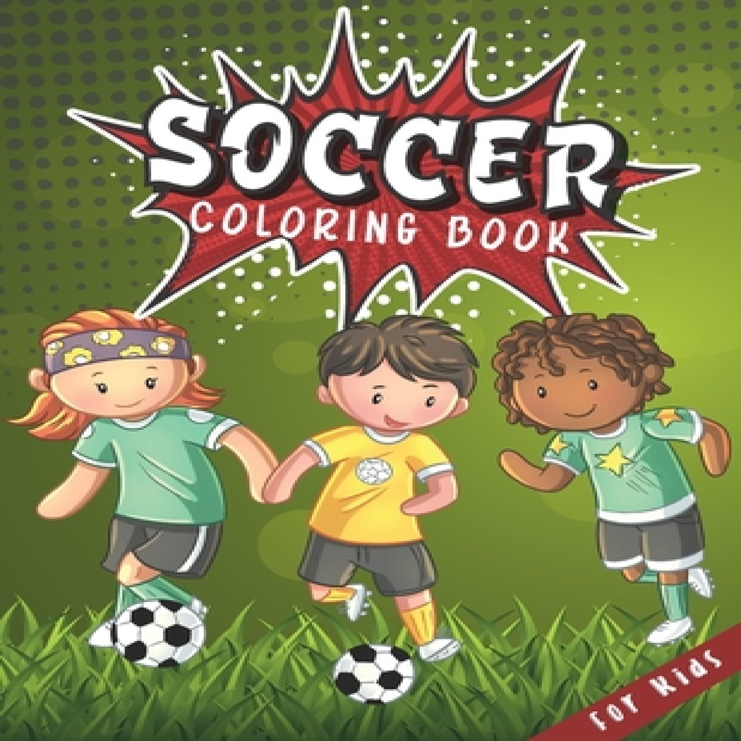 Soccer coloring book a beautiful collection of soccer coloring book for kids made by teachers