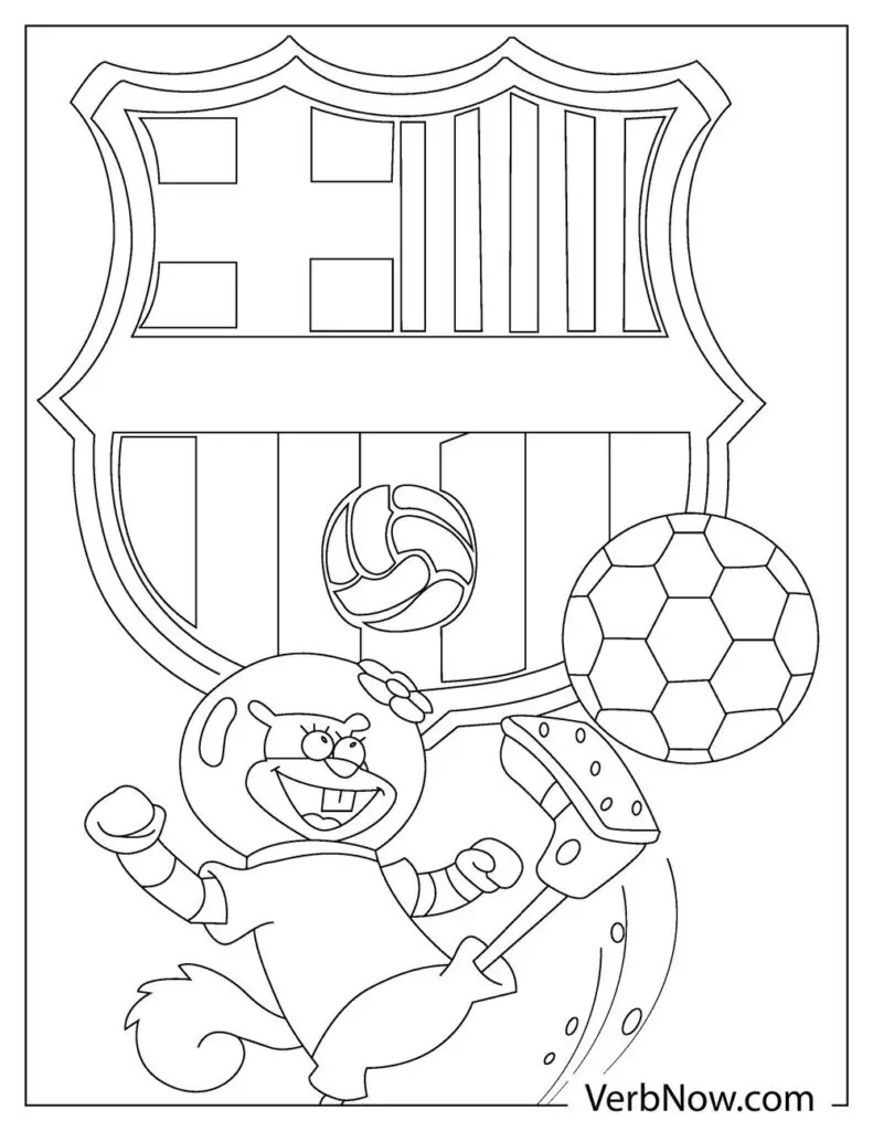 Free soccer coloring pages book for download printable pdf