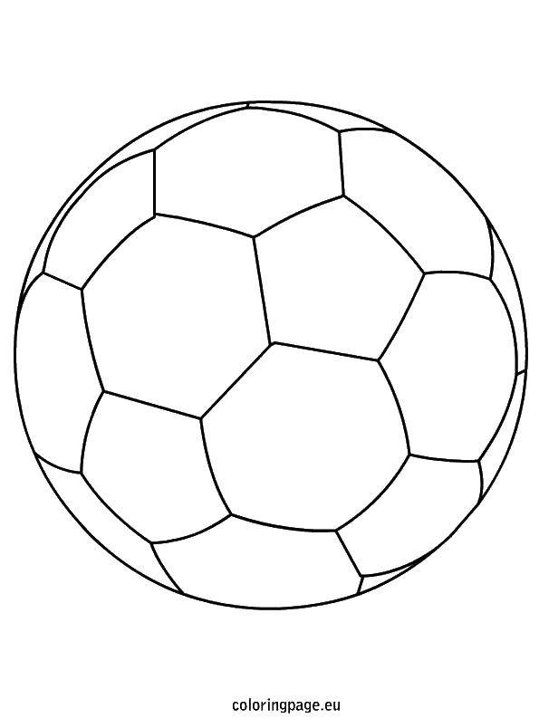 Online coloring pages coloring page soccer ball sport download print coloring page