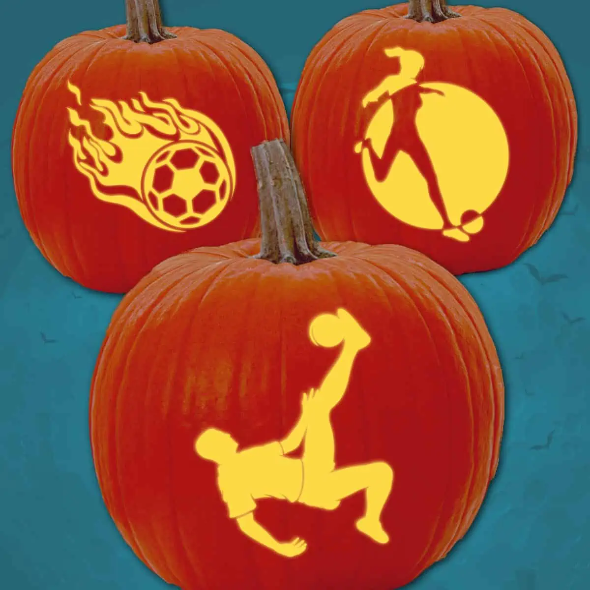Soccer pumpkin carving patterns for free