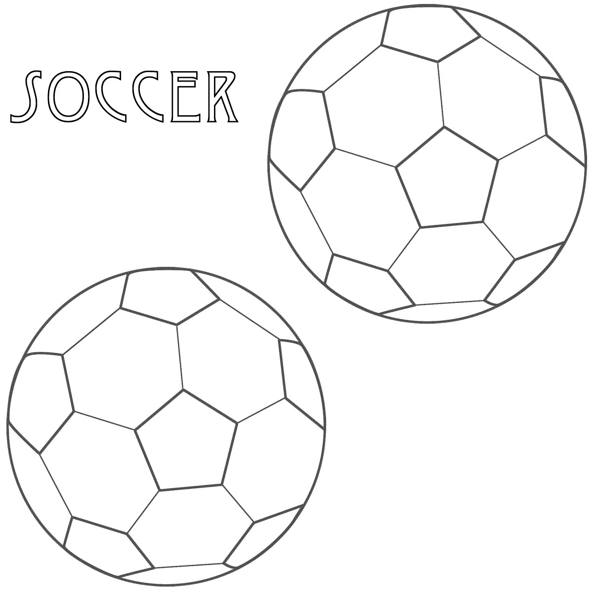 Free printable soccer coloring pages for kids