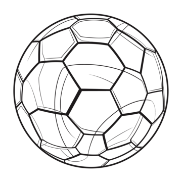 Soccer ball outline png transparent images free download vector files
