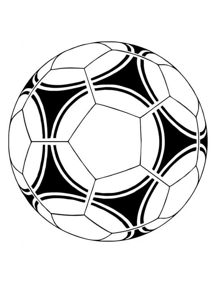 Soccer ball coloring pages