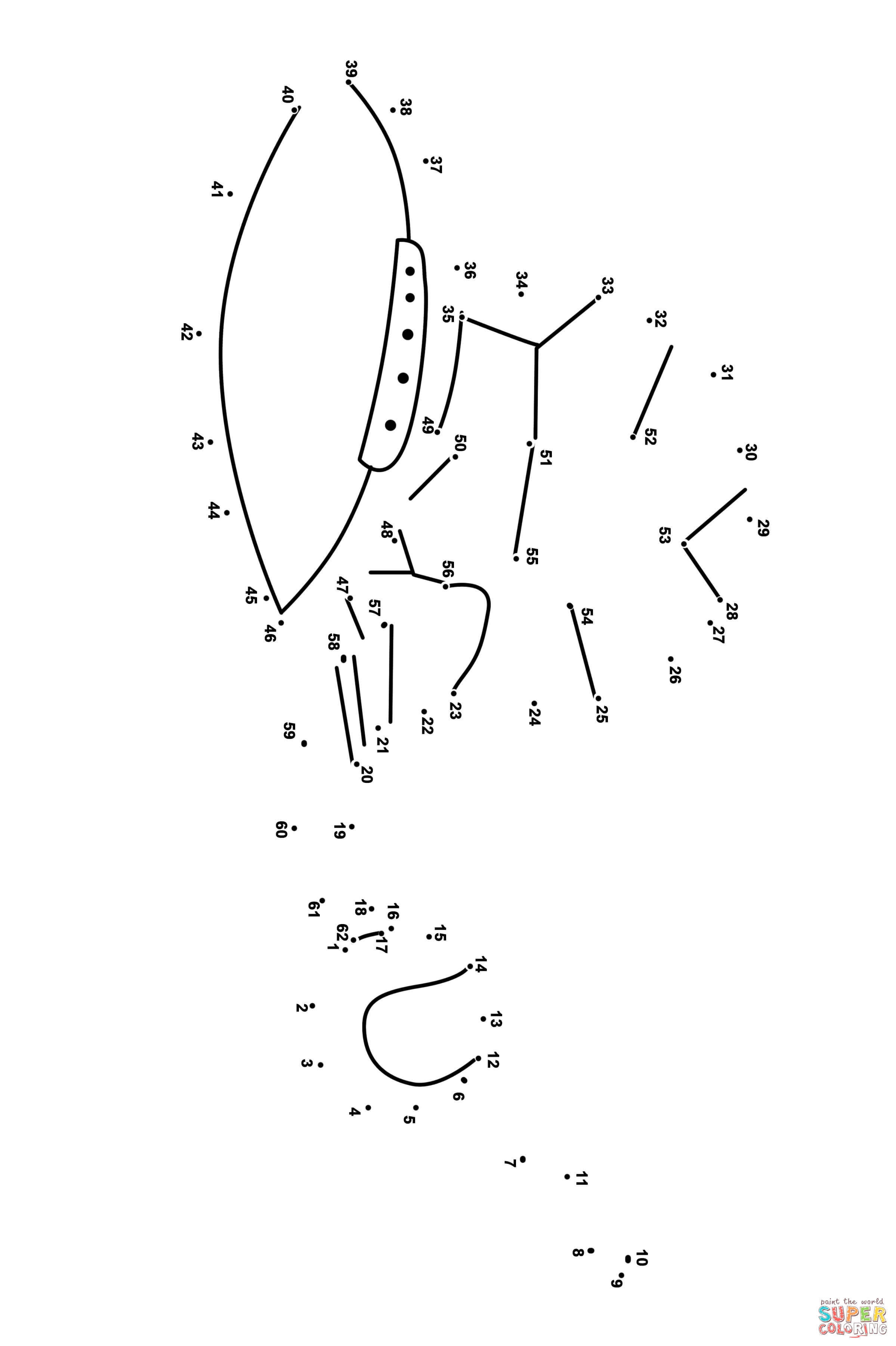 Football soccer ball baseball and hockey puck dot to dot free printable coloring pages