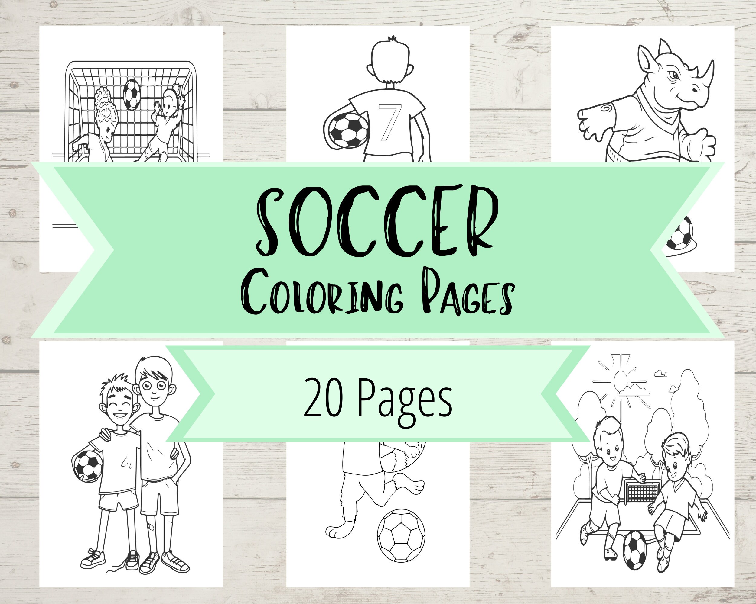 Soccer coloring pages football coloring book pages for boys and girls kids soccer printable coloring book soccer ball coloring pages download now