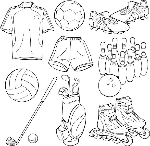 Soccer jersey line drawing stock illustrations royalty