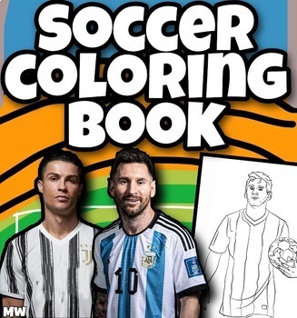 Soccer coloring book football by mw creativity and new opportunities