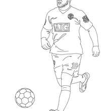 Wayne rooney playing soccer coloring pages