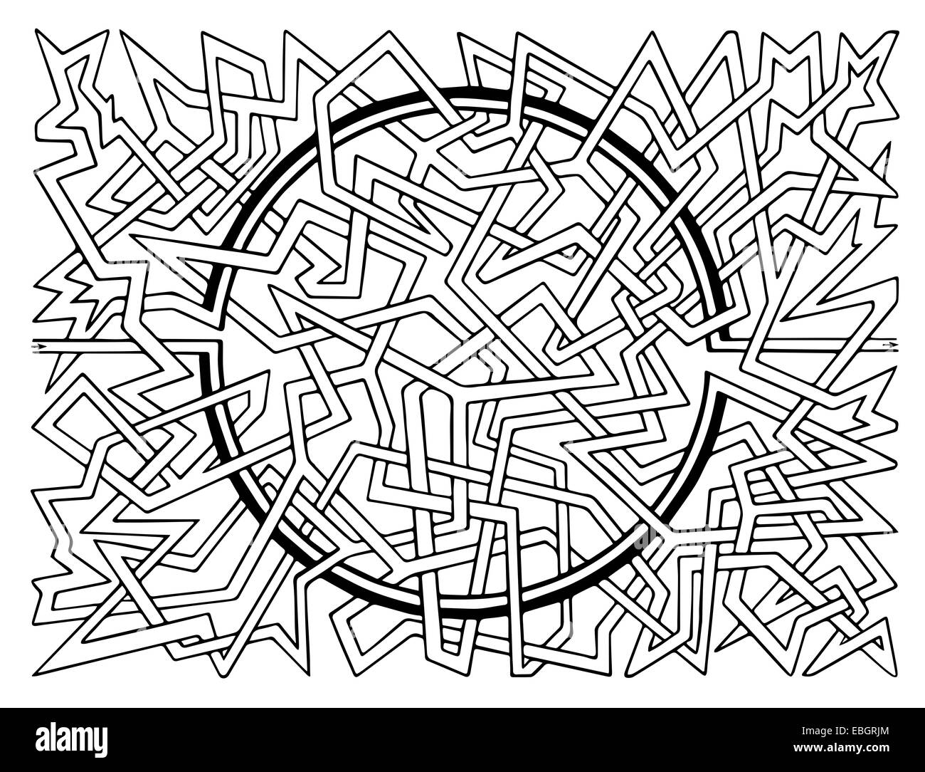 Brain teaser black and white stock photos images
