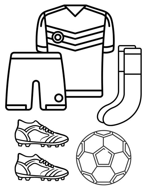 Soccer coloring pages soccer pdf soccer printables soccer