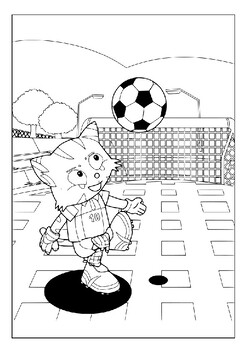 Printable soccer coloring pages the perfect gift for young athletes pdf