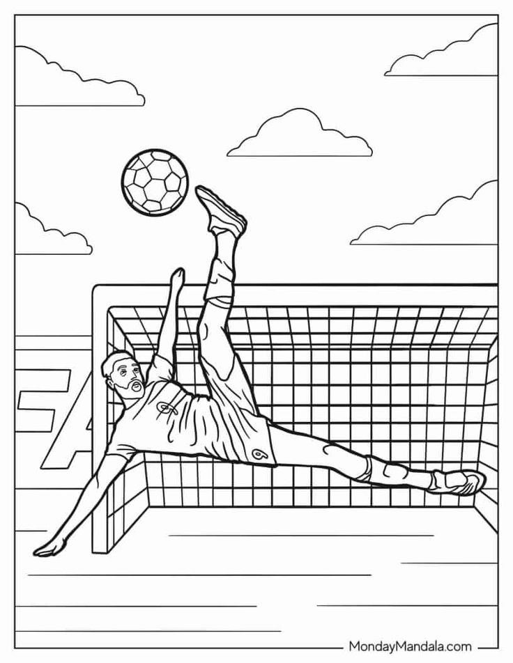 Soccer coloring pages free pdf printables soccer coloring pages play soccer