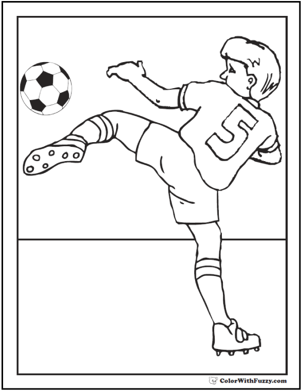 Soccer coloring pages customize and print pdf coloring pages sports coloring pages football coloring pages