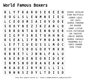 Uk football teams word search