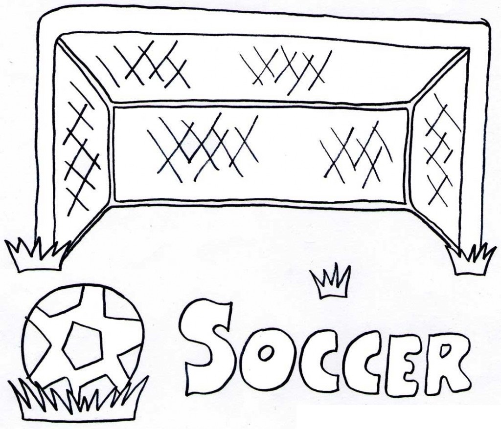 Free printable soccer coloring pages for kids