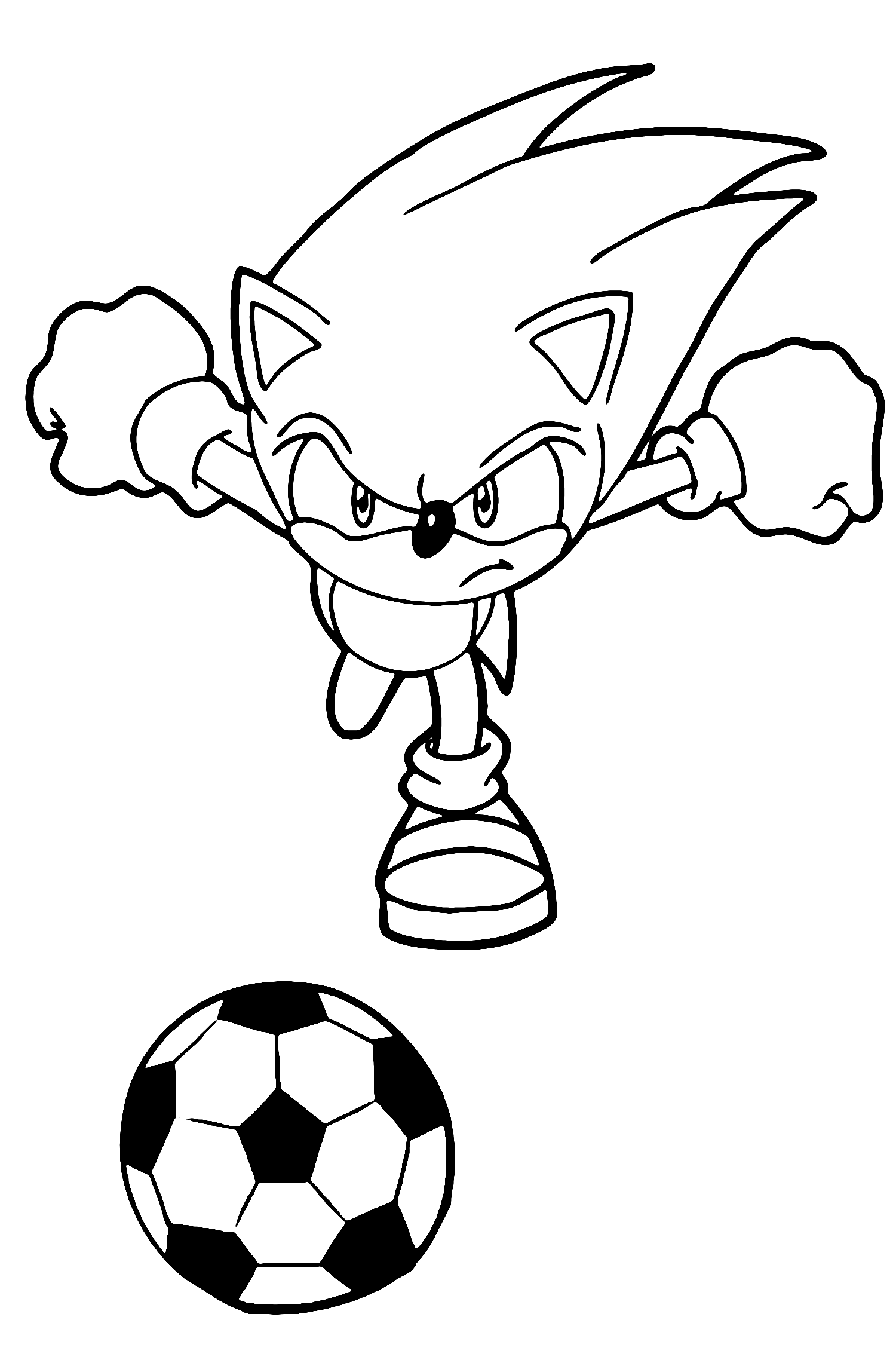 Kick color and play printable soccer coloring pages for active kids
