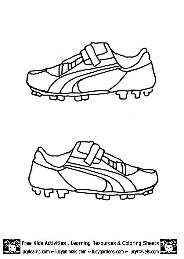 Soccer shoes for kids coloring page coloring pages blog colors kids coloring book