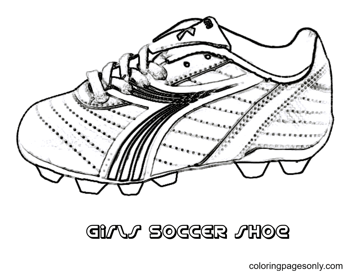 Shoe coloring pages printable for free download