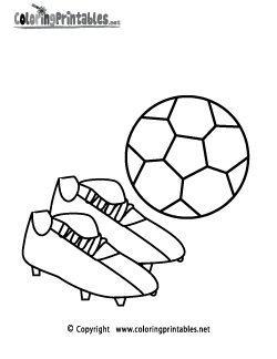 Free printable soccer coloring pages