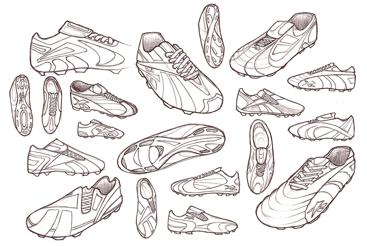 Reebok soccer cleat