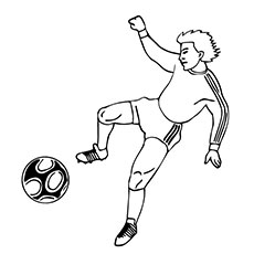 Soccer ball coloring pages