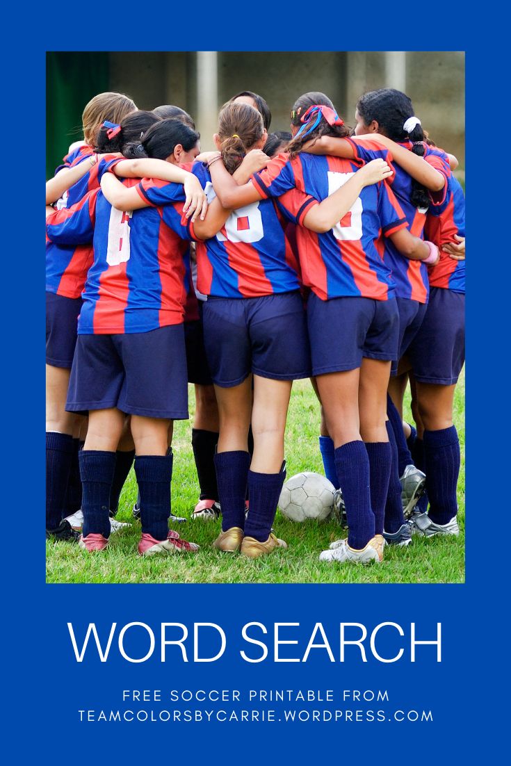 Just for soccer lovers a free printable word search puzzle soccer business for kids soccer players