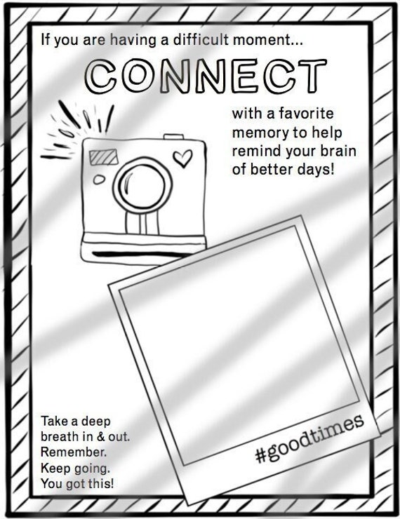 Guidance coloring page self care for kids mental health counseling coloring printable pdf instant download social emotional learning